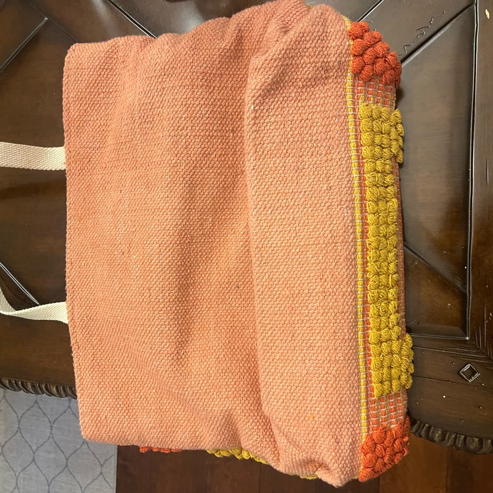 Boho Tote Bag Woven Loop - image 3